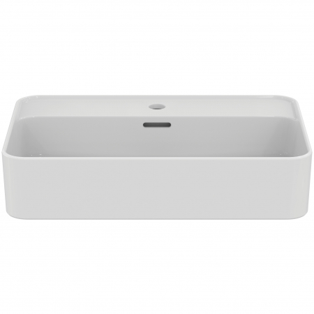 Lavoar pe blat alb 60 cm, dreptunghiular, cu orificiu baterie, Ideal Standard Strada II [1]