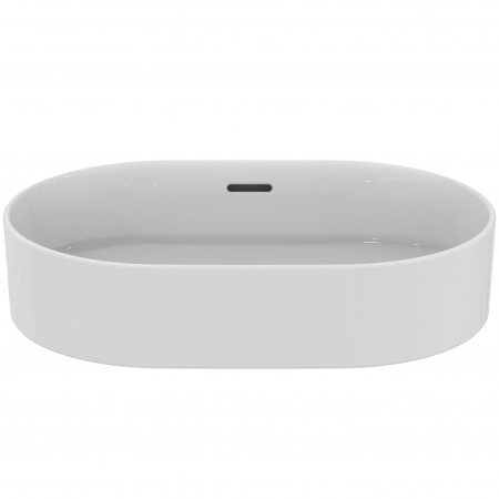 Lavoar pe blat alb 60 cm, oval, cu preaplin, Ideal Standard Strada II [2]