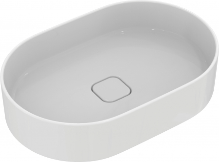 Baie - Lavoar pe blat alb 60 cm, oval, Ideal Standard Strada II