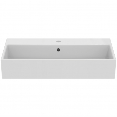 Lavoar pe blat alb 71 cm, dreptunghiular, orificiu baterie, Ideal Standard Strada [1]