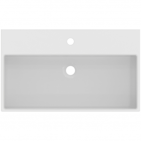 Lavoar pe blat alb 71 cm, dreptunghiular, orificiu baterie, Ideal Standard Strada [3]