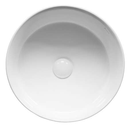 Lavoar pe blat alb lucios 39 cm, rotund, Fluminia Theia [1]