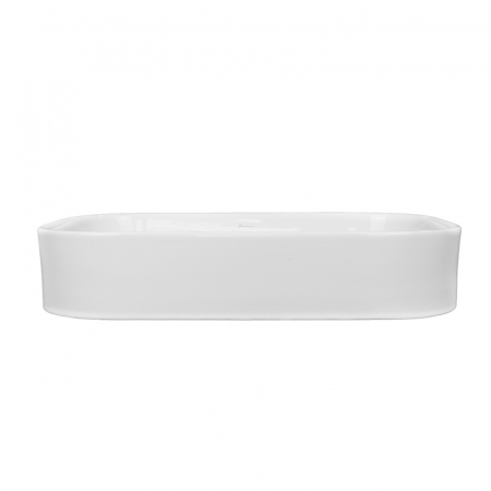 Lavoar pe blat alb lucios 55 cm, dreptunghiular, Fluminia Capri [1]