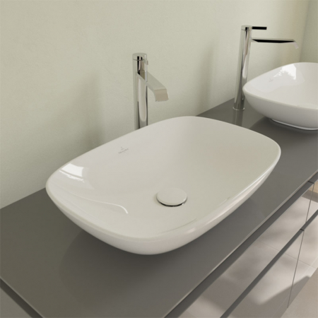Lavoar pe blat alb lucios 56 cm, dreptunghiular, Villeroy & Boch, Loop & Friends [2]