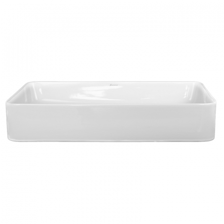 Lavoar pe blat alb lucios 60 cm, dreptunghiular, Fluminia Lena [1]