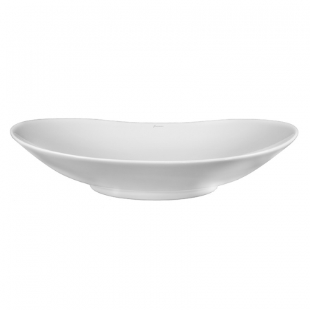Lavoar pe blat alb lucios 64 cm, oval, Fluminia my Pleasure [1]