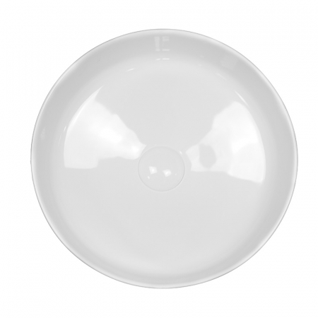 Lavoar pe blat alb lucios, rotund, 37,5 cm, Fluminia Jasmin [2]