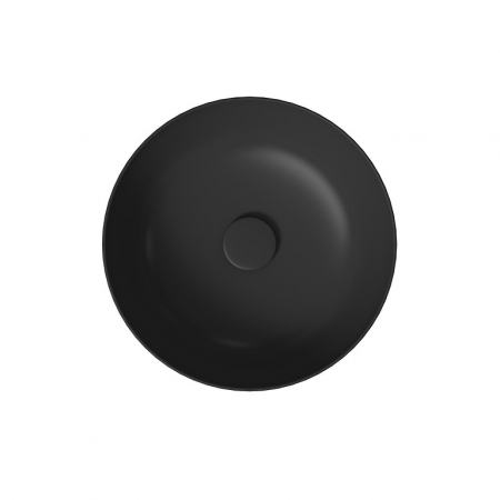 Lavoar pe blat antracit mat 40 cm, rotund, Cersanit Larga [1]