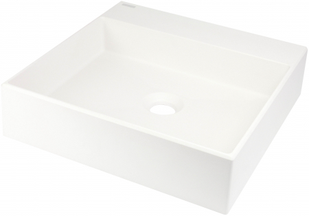 Chiuvete baie - Lavoar pe blat compozit alb Deante Correo, patrat, 40 cm