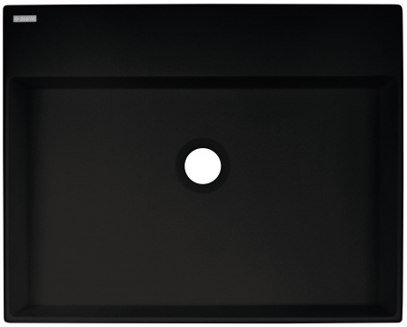 Lavoar pe blat compozit negru Deante Correo, dreptunghiular, 50 cm [1]