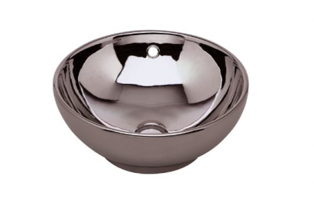 Chiuvete baie - Lavoar pe blat bronz lucios 41 cm, rotund, Gala Bowl