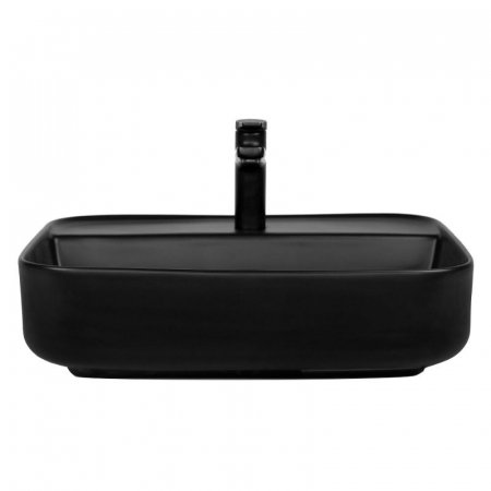 Lavoar pe blat negru, dreptunghiular, 50 cm, Fluminia Juno [1]