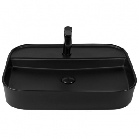 Lavoar pe blat negru, dreptunghiular, 65 cm, Fluminia Juno [1]