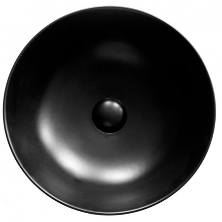 Lavoar pe blat negru mat 40 cm, rotund, Fluminia Sexy-Black [8]