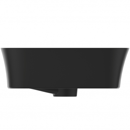 Lavoar pe blat negru mat 55 cm, dreptunghiular, cu preaplin, Ideal Standard Ipalyss [2]
