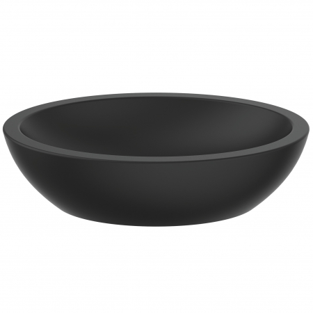 Lavoar pe blat negru mat 60 cm, oval, Ideal Standard Strada [1]