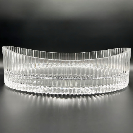 Lavoar baie 50x37 cm, oval, transparent, Rea Harper [6]