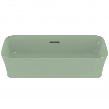 Lavoar pe blat verde lucios 55 cm, dreptunghiular, cu preaplin, Ideal Standard Ipalyss [1]