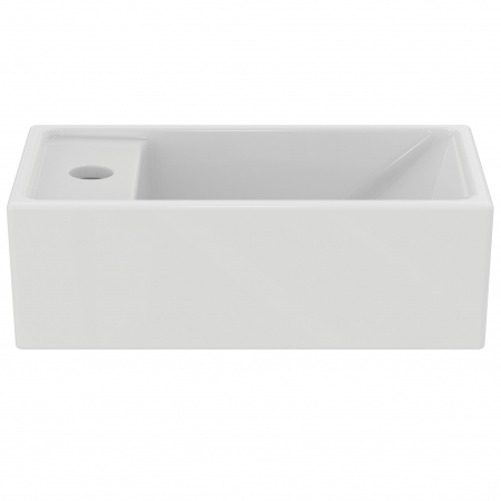 Lavoar suspendat alb 37 cm, dreptunghiular, orificiu baterie stanga, Ideal Standard Tempo [1]