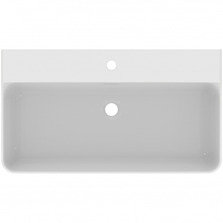 Lavoar suspendat alb 80 cm, dreptunghiular, cu preaplin, Ideal Standard Conca [2]