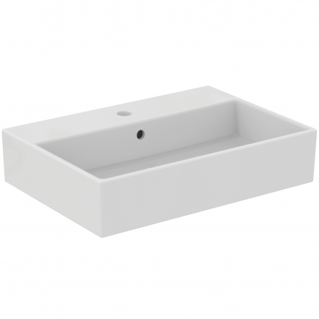 Lavoar suspendat alb 60 cm, dreptunghiular, orificiu baterie si preaplin, Ideal Standard Strada [1]