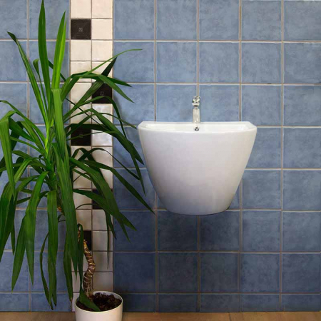 Lavoar suspendat alb lucios 53 cm Fluminia Andromeda [4]