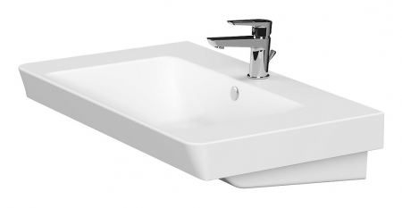 Lavoar suspendat alb 81 cm, dreptunghiular, Cersanit Mille [1]