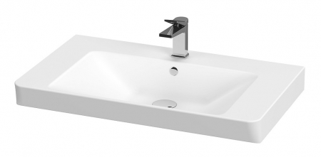 Chiuvete baie - Lavoar suspendat alb 81 cm, dreptunghiular, Cersanit Mille