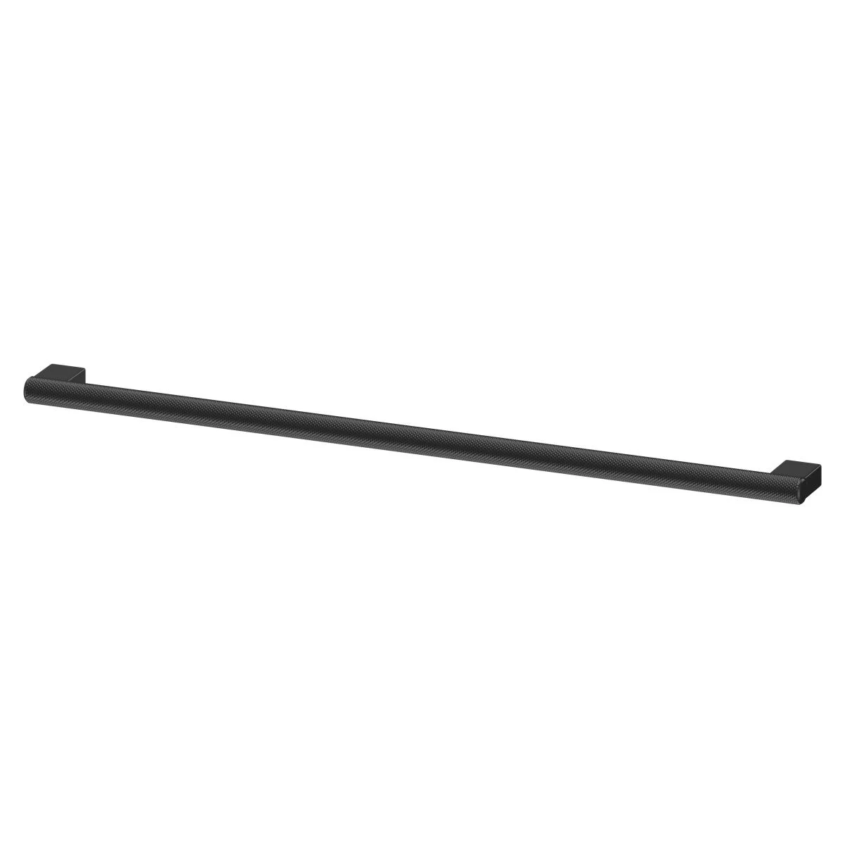 Dulapuri de baie suspendate - Maner mobilier baie, negru, 1 bucata, Cersanit Larga