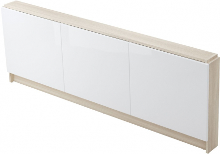 Masti, sifoane si suporturi cazi - Masca frontala cada Cersanit Smart, 160 cm, cu depozitare, alb