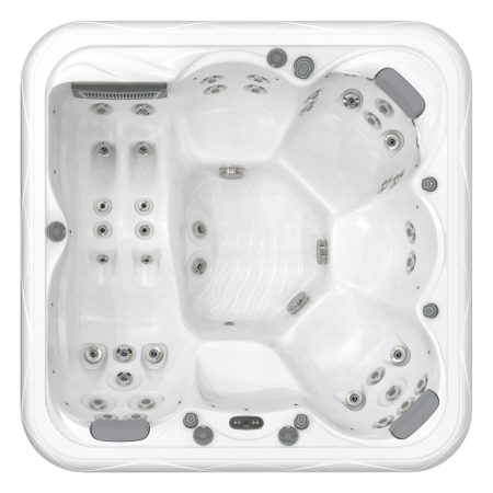Minipiscina, alb-lucios, cu led si sistem audio 6 persoane, 215 x 215-cm, Wellis Venus [7]