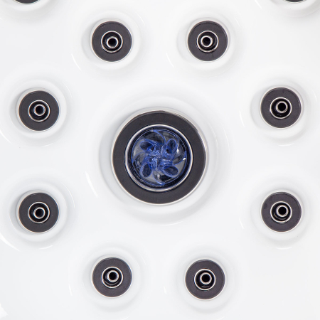 Minipiscină jacuzzi 6 persoane, sterling silver, 100 jeturi, iluminare LED, 218 × 218 × 90 cm, Wellis Avatar Deluxe [16]
