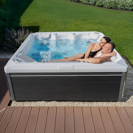 SPA - Minipiscina cu capac termoizolant ridicator de capac Makalu PeakLife Deluxe