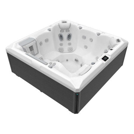 SPA - Minipiscina jacuzzi 6 persoane, 43 jeturi, Infinity jets, WiFi, sistem In-Line WIS, unitate de control Gecko IN.YE-3, sistem audio, 215 × 215 cm, Wellis Atlas Life Premium