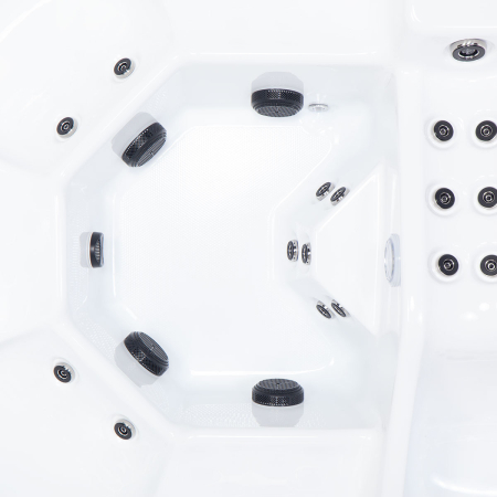 Minipiscina jacuzzi, 6 persoane, 100 de jeturi, sterling silver, cu sistem audio MyMusic 2.0, suport pentru tabletă, iluminare laterala,  Avatar Cinema [7]