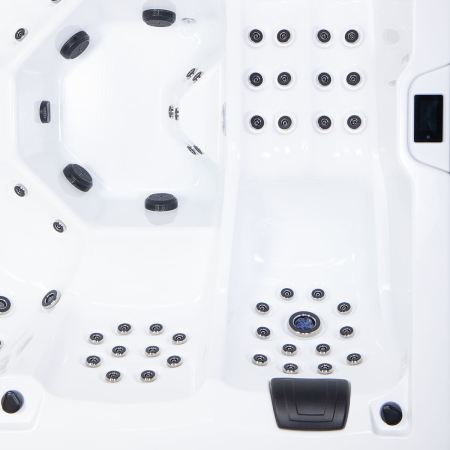Minipiscina jacuzzi, 6 persoane, 100 de jeturi, sterling silver, cu sistem audio MyMusic 2.0, suport pentru tabletă, iluminare laterala,  Avatar Cinema [6]