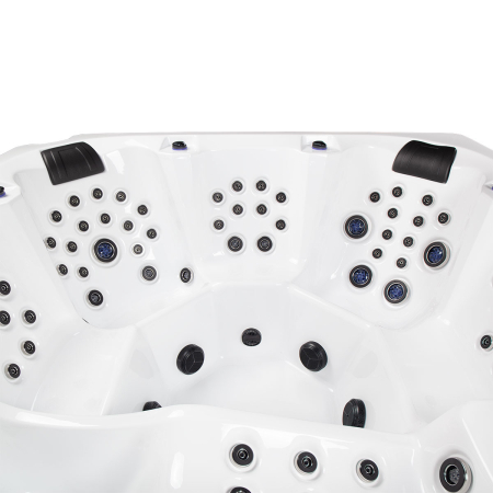 Minipiscina jacuzzi, 6 persoane, 100 de jeturi, sterling silver, cu sistem audio MyMusic 2.0, suport pentru tabletă, iluminare laterala,  Avatar Cinema [10]