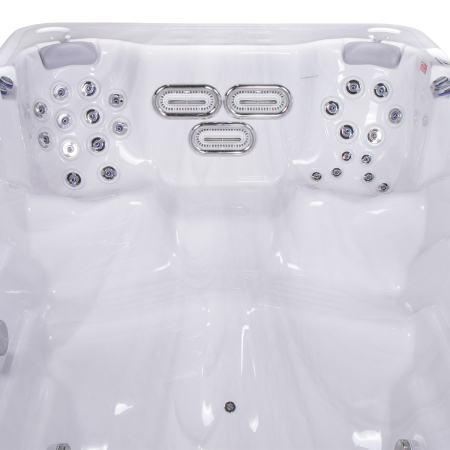 Minipiscina swim spa, ice white, 24 jeturi, iluminare LED,  Wellis Amazonas Riverjet Life [10]