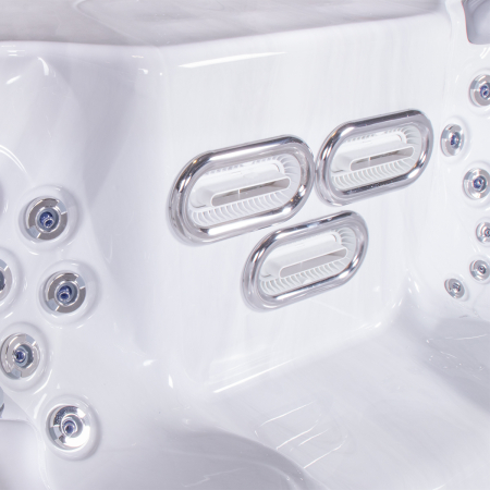Minipiscina swim spa, ice white, 24 jeturi, iluminare LED,  Wellis Amazonas Riverjet Life [8]