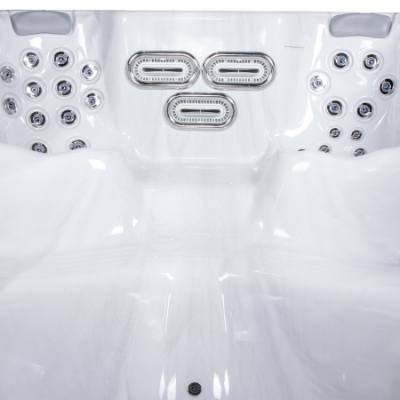 Minipiscina swim spa, ice white, 24 jeturi, iluminare LED,  Wellis Amazonas Riverjet Life [5]