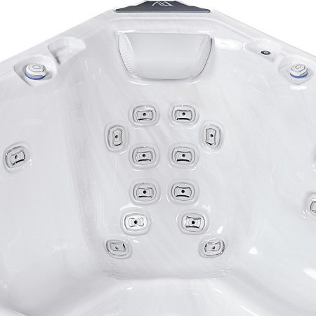 Minipiscina jacuzzi, 6 persoane, ice white, 59 jeturi, 6 Infinity Jets pentru masaj, iluminare LED,  Wellis Kilimanjaro Life Essential [15]
