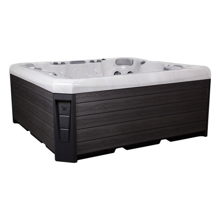 Minipiscina Malaga Life Deluxe alb lucios, Wellis, sistem stereo myMusic, 6 locuri, 218 × 218 cm [3]