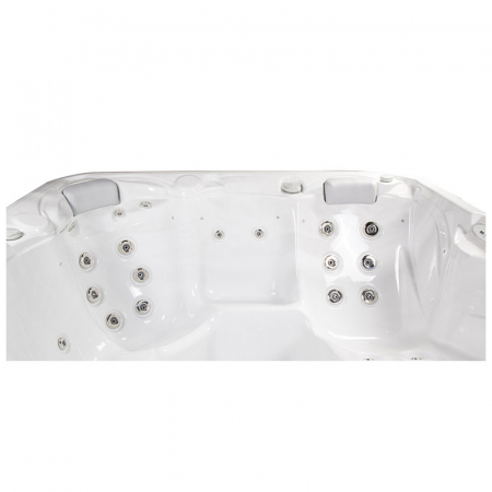 Minipiscina Pluto alb lucios, Wellis, MyLine, sistem stereo myMusic, 5 locuri, 200x200 cm [6]
