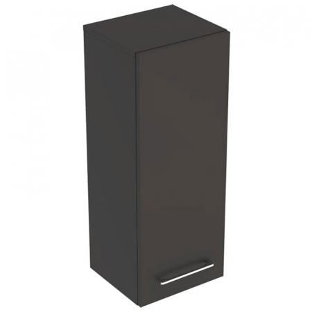 Dulap baie suspendat Geberit Selnova Square, o usa, 85 cm, gri inchis mat [0]
