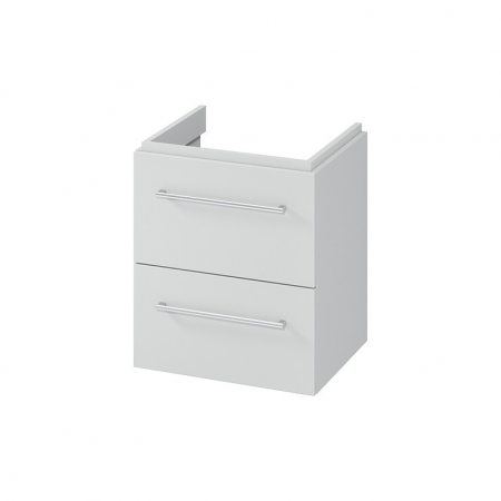 Mobilier pentru lavoar - Dulap baie suspendat Cersanit Larga pentru lavoar 50, gri, montat