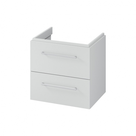 Mobilier pentru lavoar - Dulap baie suspendat Cersanit Larga pentru lavoar 60, gri, montat