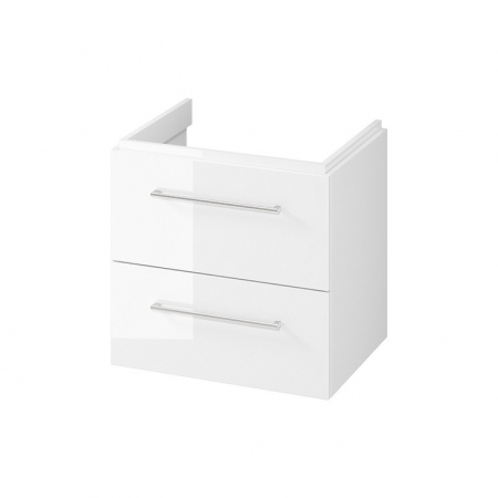 Mobilier pentru lavoar - Dulap baie suspendat Cersanit Larga pentru lavoar 60, alb, montat