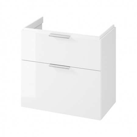 Mobilier pentru lavoar - Dulap baie suspendat Cersanit City 80 pentru lavoar, alb