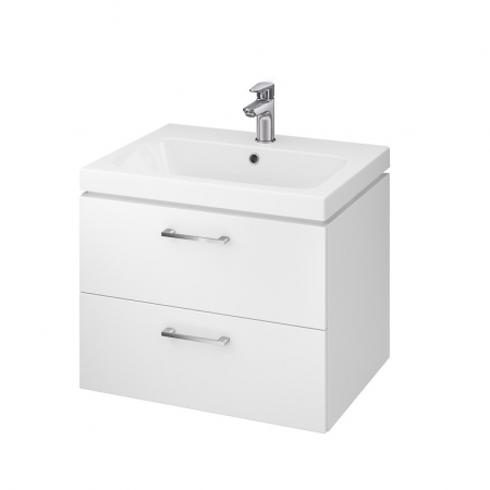 Mobilier pentru lavoar - Dulap baie suspendat Cersanit Lara pentru lavoar Como 60, alb