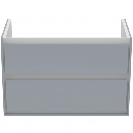 Dulap baie suspendat Ideal Standard Connect Air pentru lavoar, 80 cm, MDF, gri deschis lucios [1]